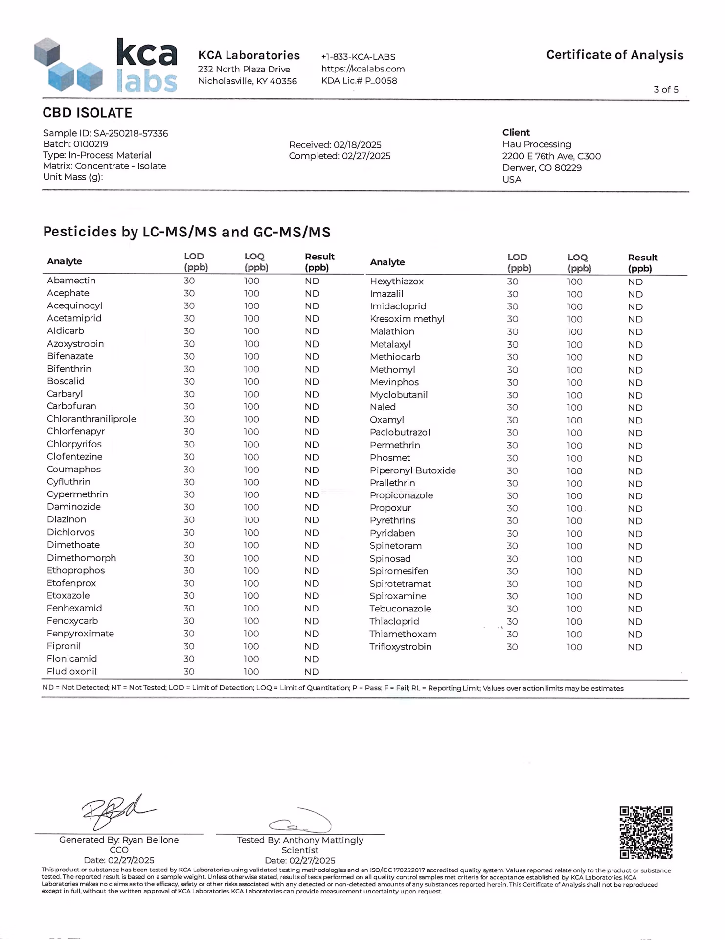 Mile High's Finest 1000MG Isolate - Image 4
