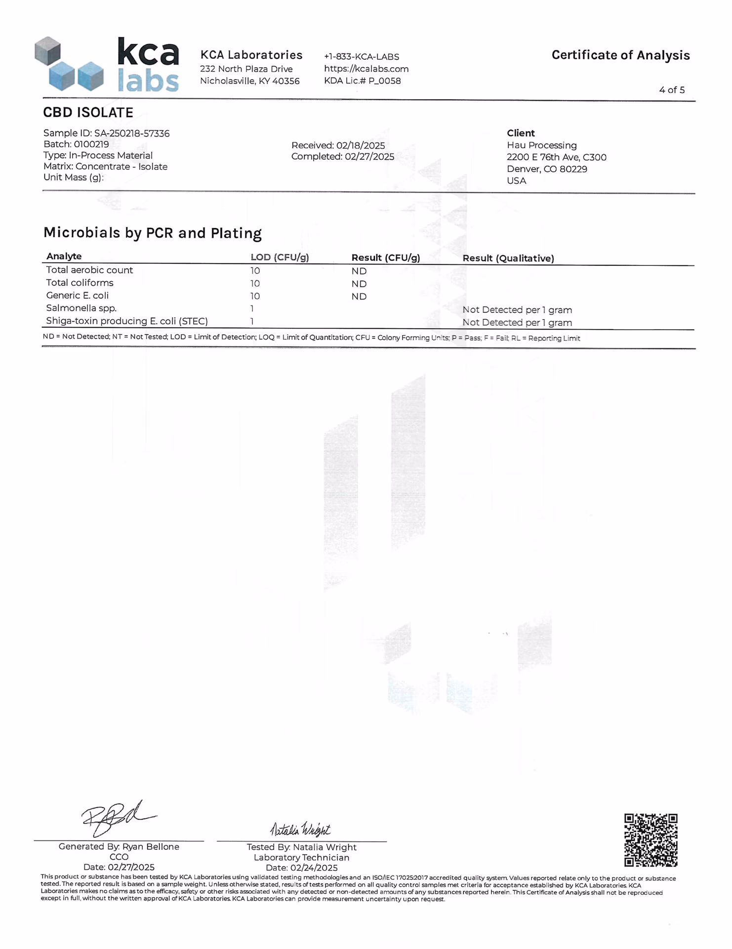 Mile High's Finest 1000MG Isolate - Image 3