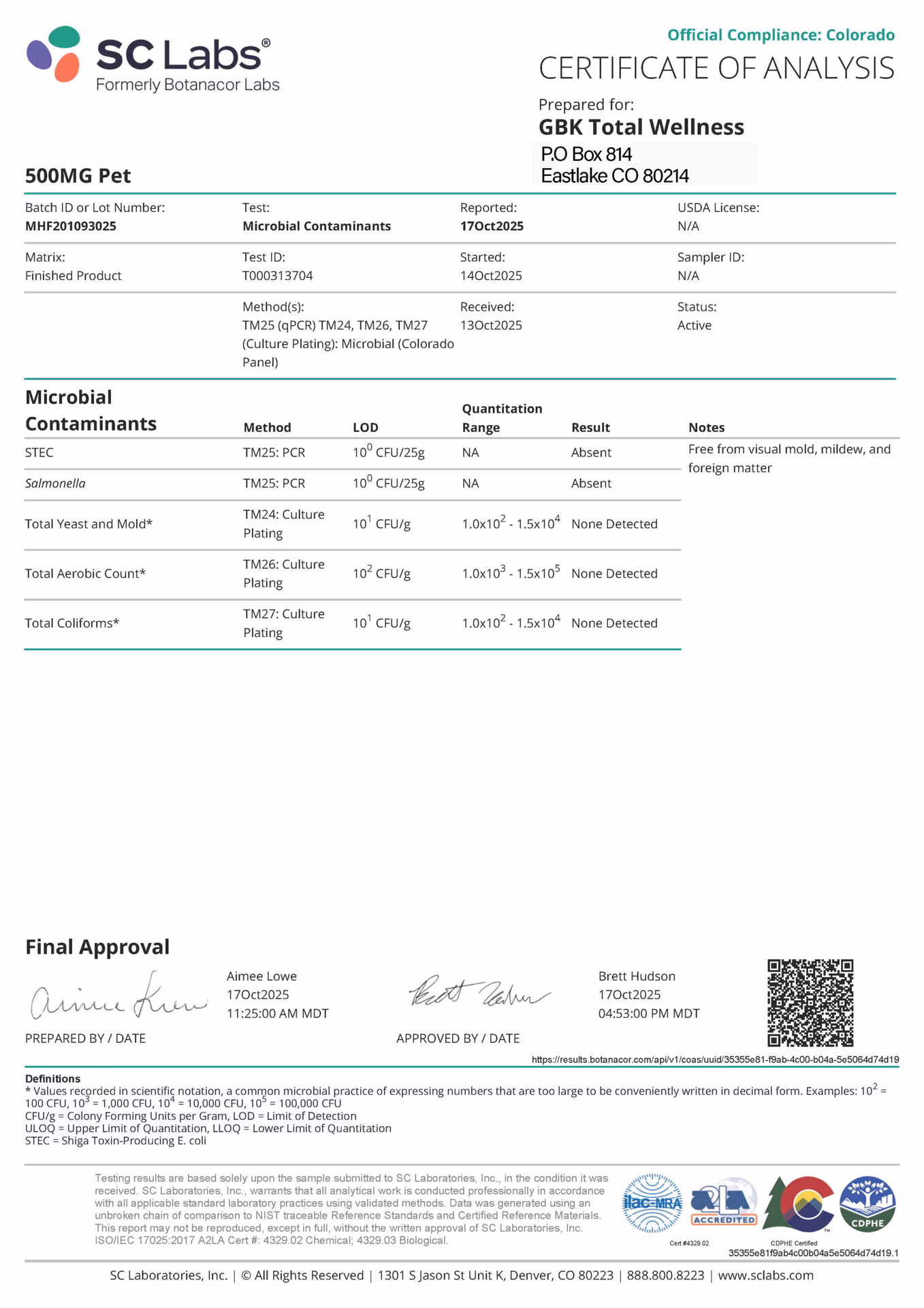 Mile High's Finest 500MG Pet Tincture - Image 3