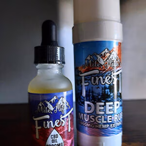 1000MG Deep Muscle Rub 1000mg Tincture Combo